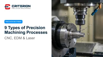 9 Types of Precision Machining Processes: CNC, EDM & Laser