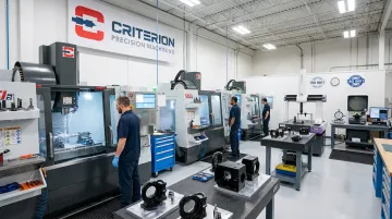 Criterion Precision Machining facility producing optomechanical components for photonics programs