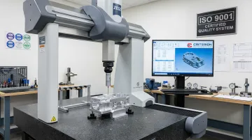 Criterion Precision CMM inspection equipment measuring machined component dimensions