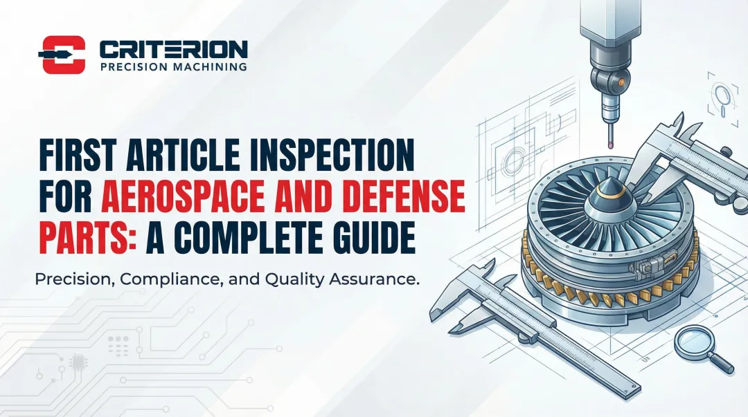 Cover image for First Article Inspection for Aerospace and Defense Parts: A Complete Guide