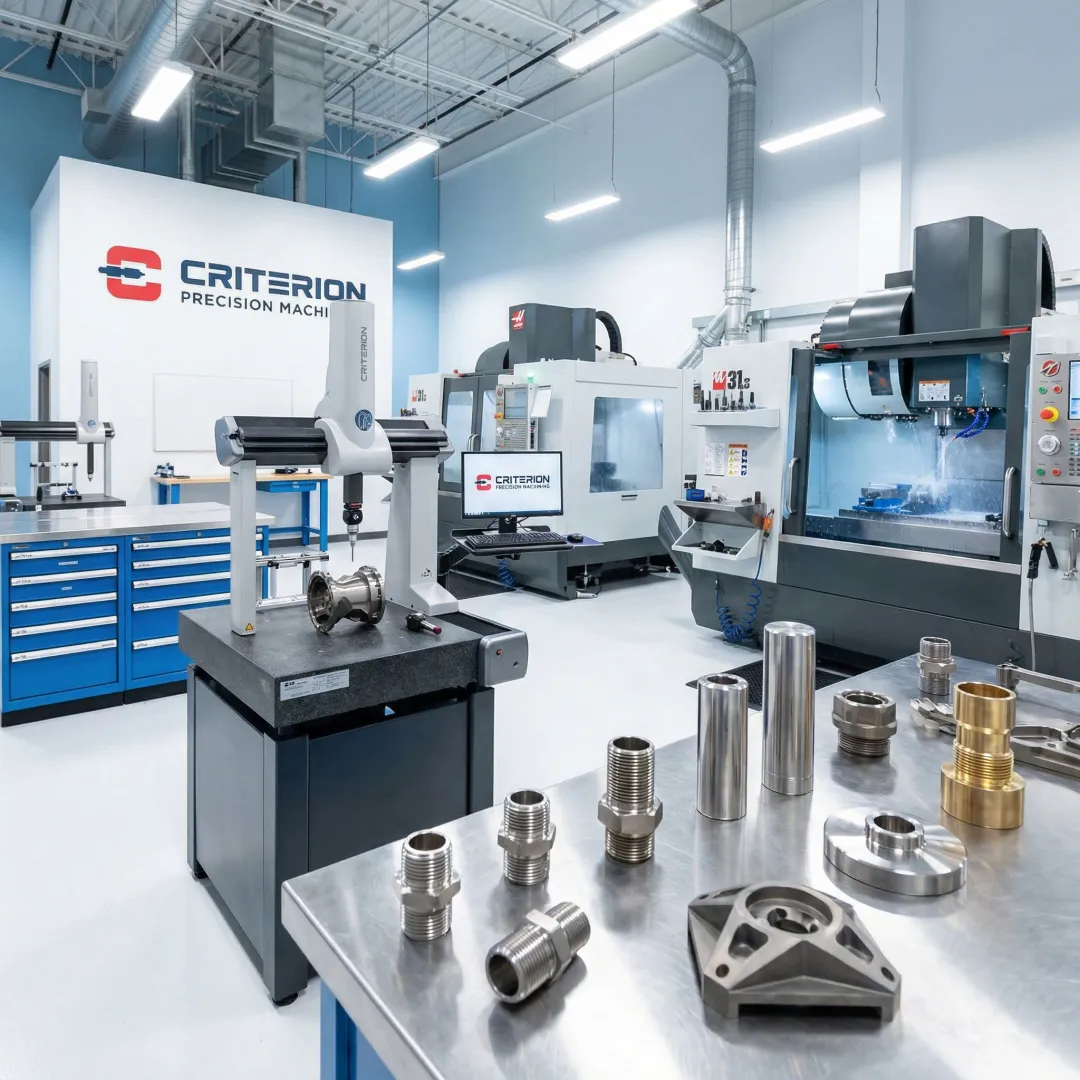 ISO-certified CNC machine shop with advanced inspection equipment