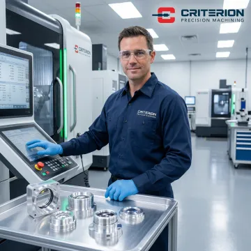 Precision machining of photonic optical components in a professional CNC machine shop