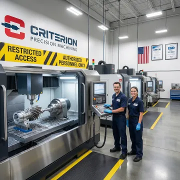 ITAR registered precision machining facility producing defense and aerospace components