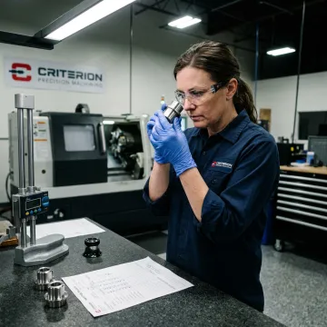 CNC turning inspection process for precision axis parts