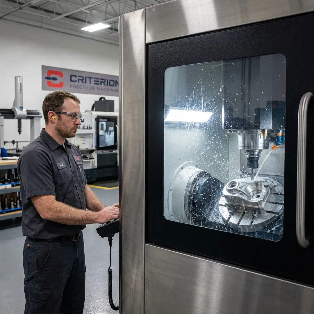 5-axis CNC milling precision OEM component
