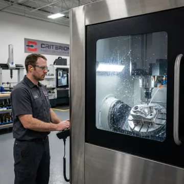 5-axis CNC milling precision OEM component