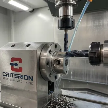 CNC micro-machining aerospace titanium component