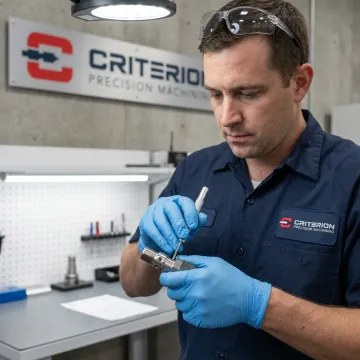 Precision deburring of aircraft component