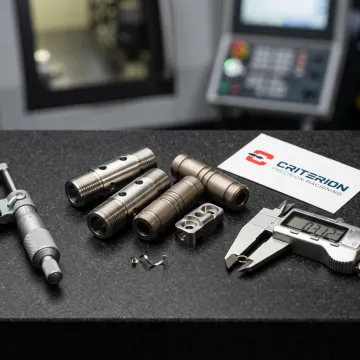 Precision CNC turned metal components
