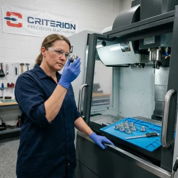 Short run CNC machining of precision metal parts