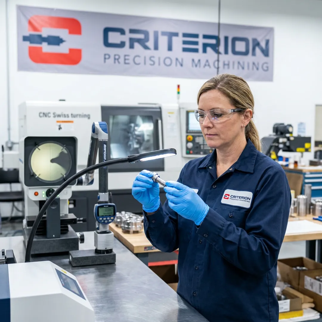 Medical device component inspection process