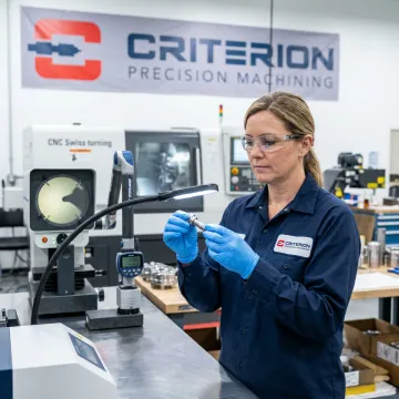 Medical device component inspection process