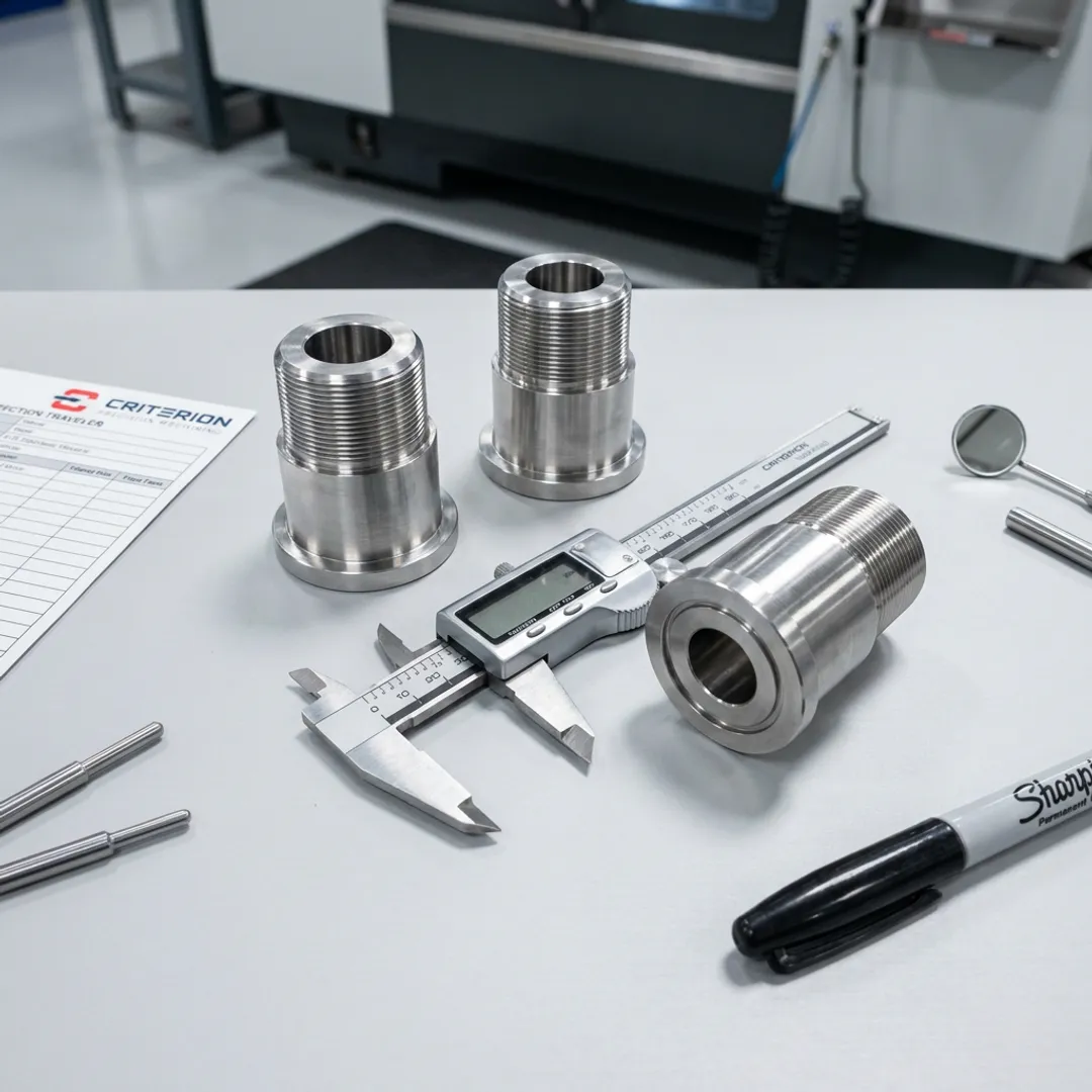 Custom 416 stainless steel CNC machined parts