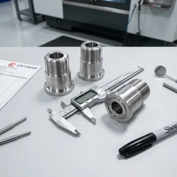 Custom 416 stainless steel CNC machined parts