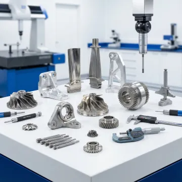 Precision machined aerospace components with tight tolerances