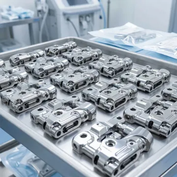 Precision medical components showcasing tight tolerances and quality