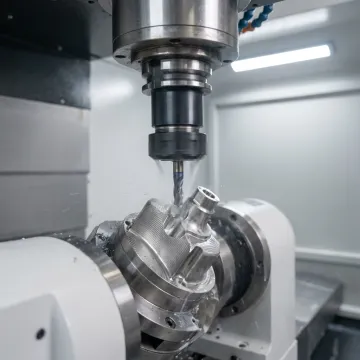5-axis CNC machining medical equipment part