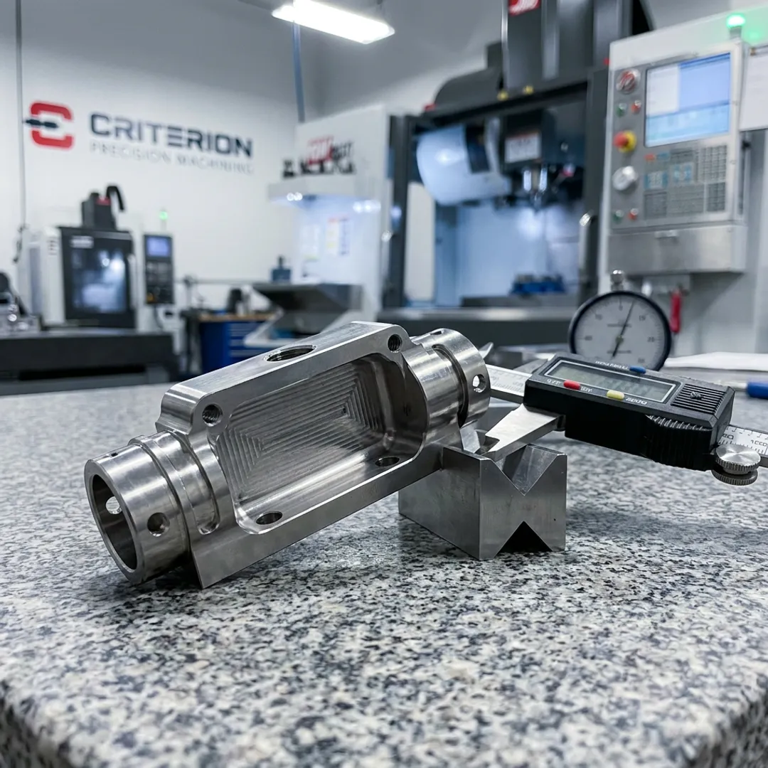 CNC machining precision prototype metal part