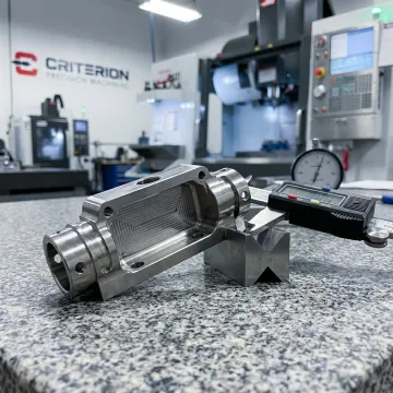 CNC machining precision prototype metal part