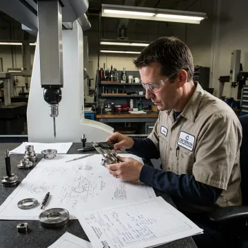 Defense component inspection process
