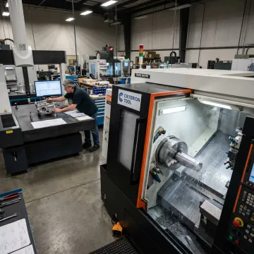 ITAR registered aerospace machining facility