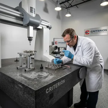 Precision inspection of catheter component