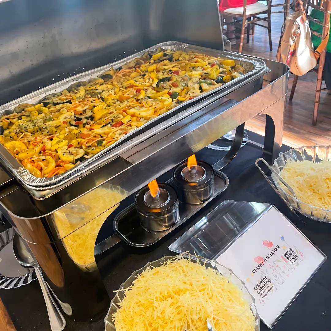 Thanksgiving buffet catered for a corporate office