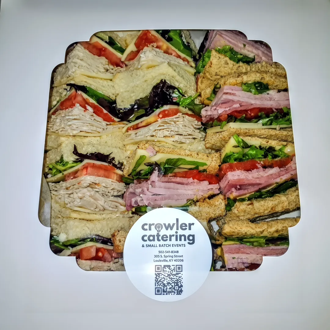 Assorted catered lunch spread in Louisville
