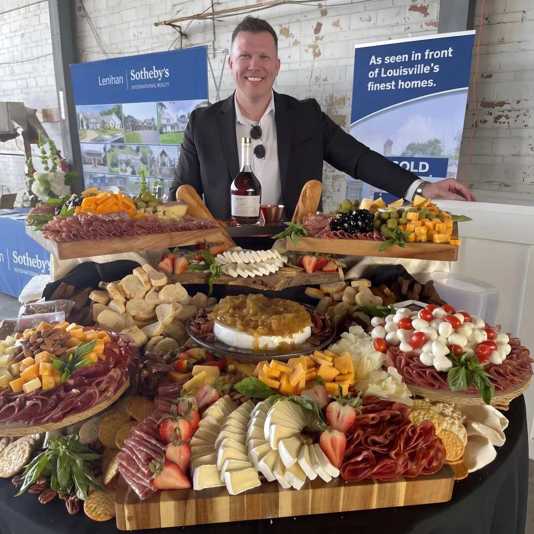 Large charcuterie grazing board for a group event