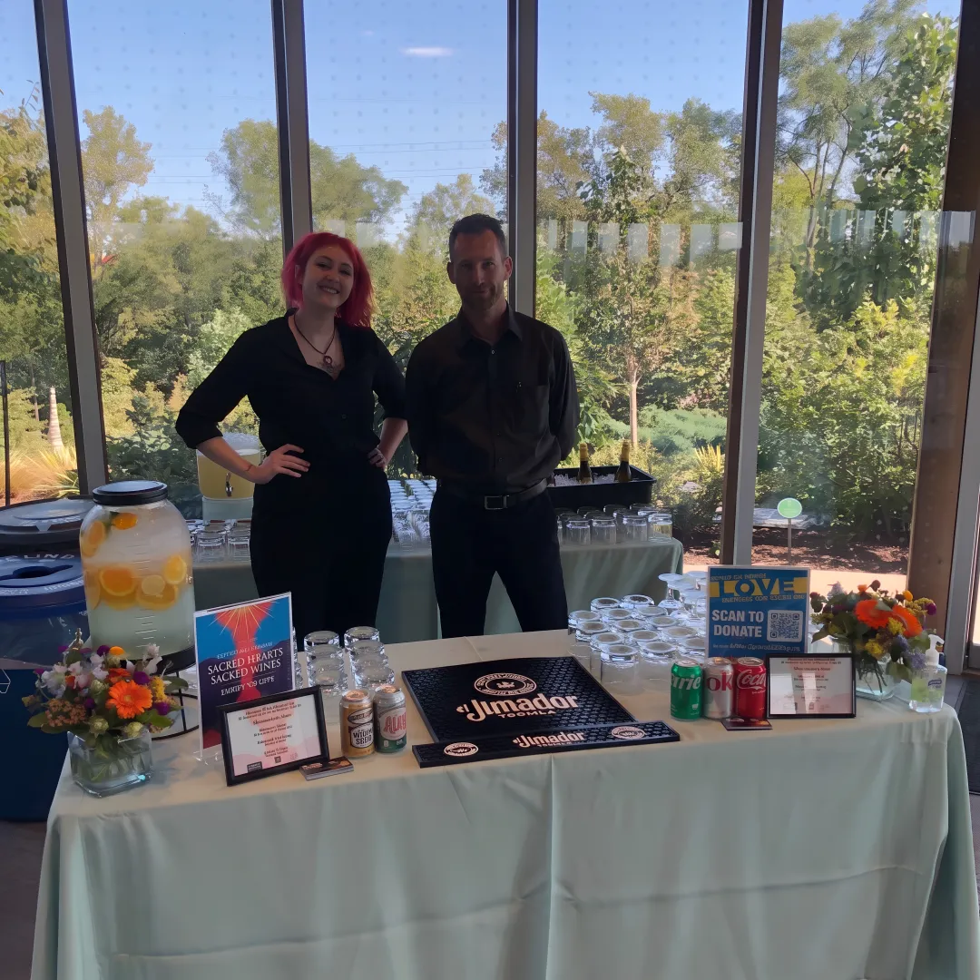Corporate lunch spread prepared for an office meeting