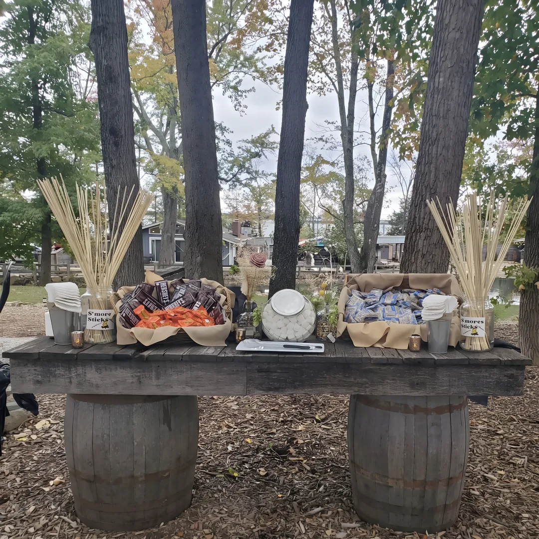 Festive Fourth of July catered buffet