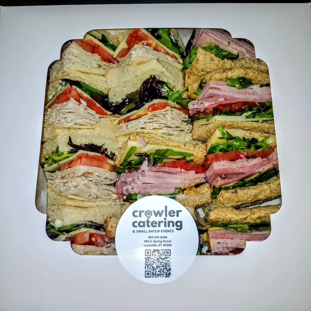 Catered lunch boxes prepared for delivery