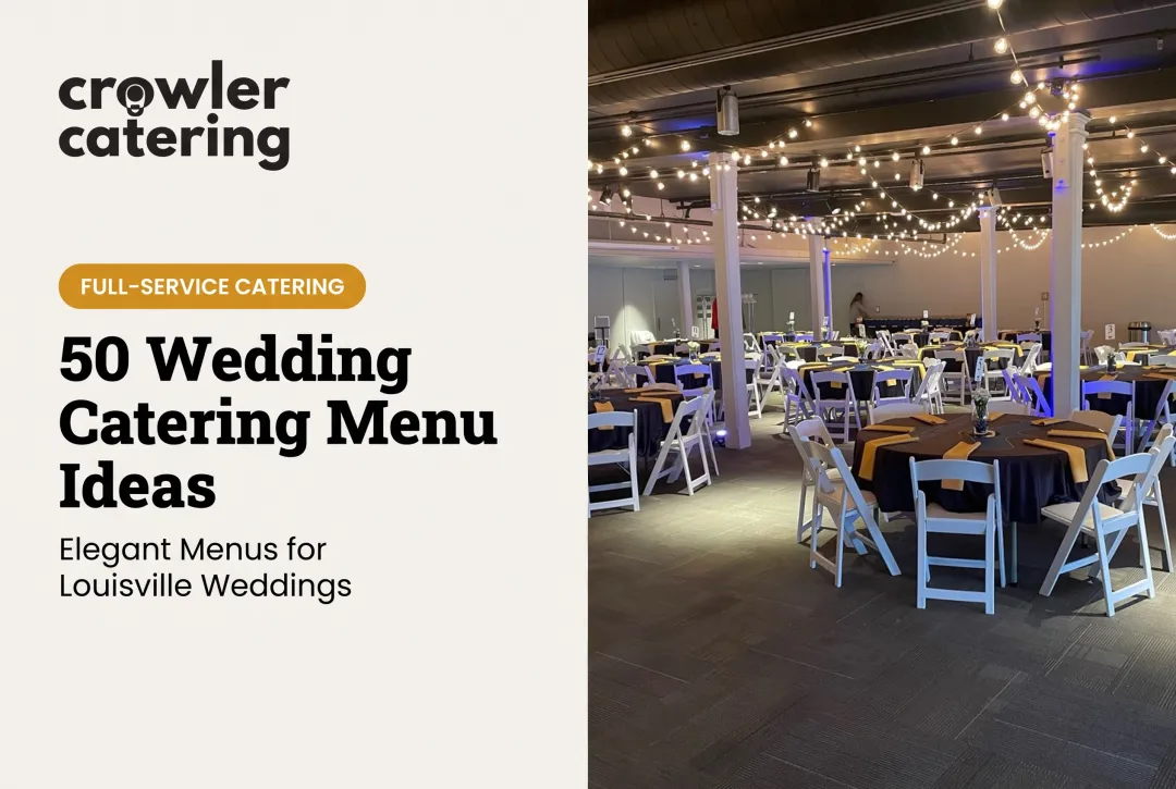 50 Wedding Catering Menu Ideas