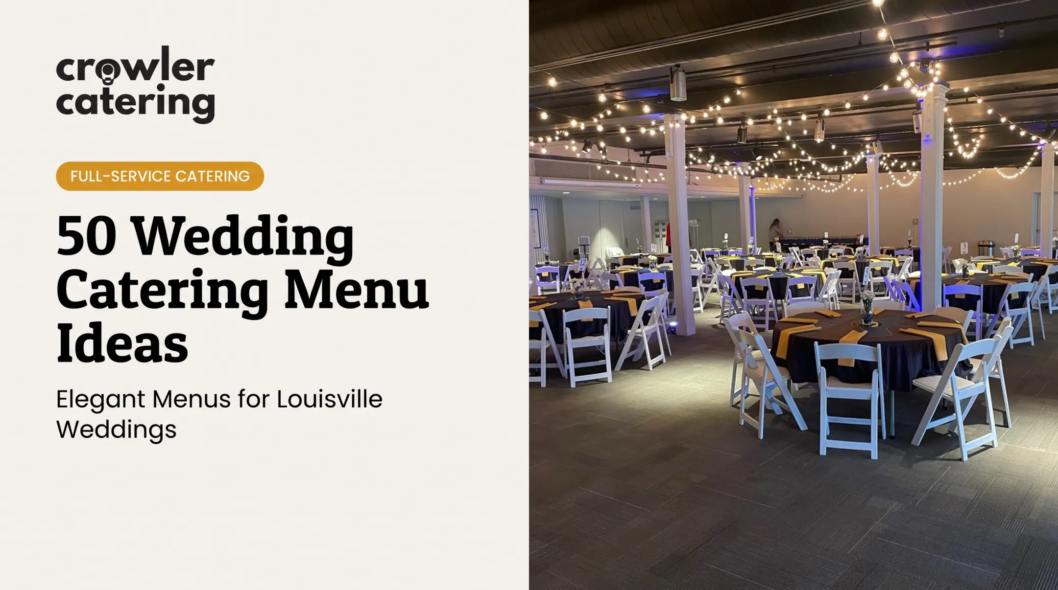 50 Wedding Catering Menu Ideas