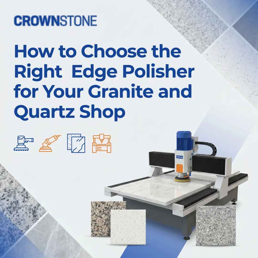 How to Choose the Right Edge Polisher for Your Granite and Quartz Shop