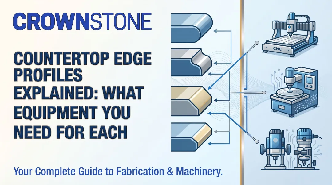 Countertop Edge Profiles Explained: What Equipment You Need for Each