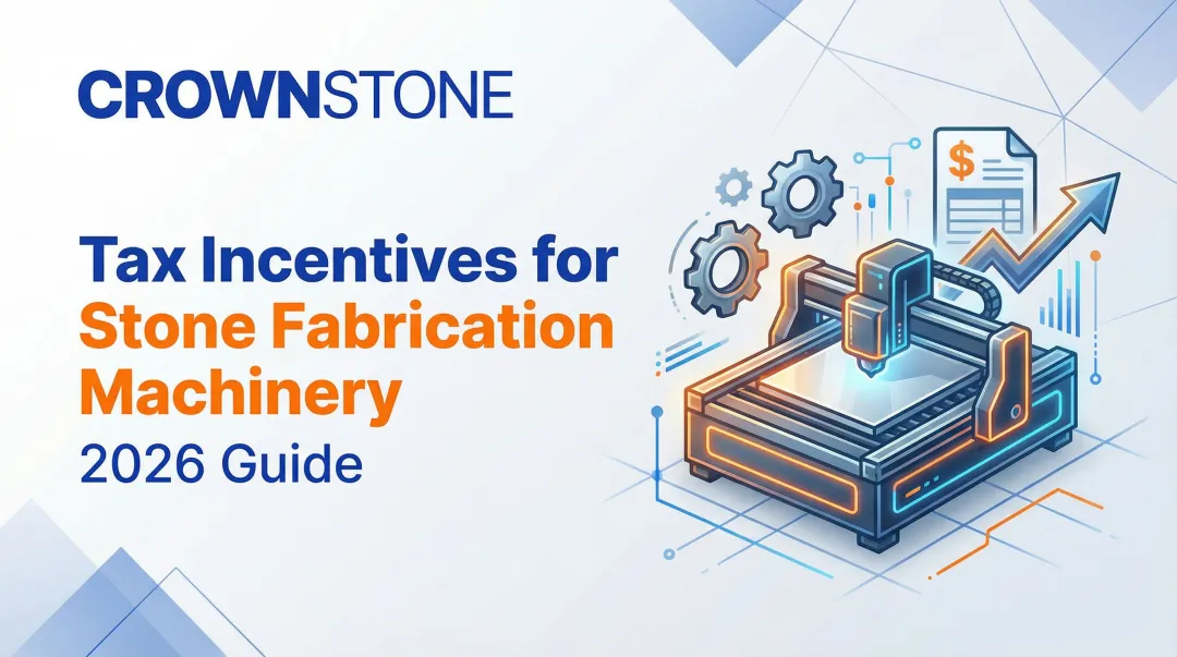 Tax Incentives for Stone Fabrication Machinery: 2026 Guide