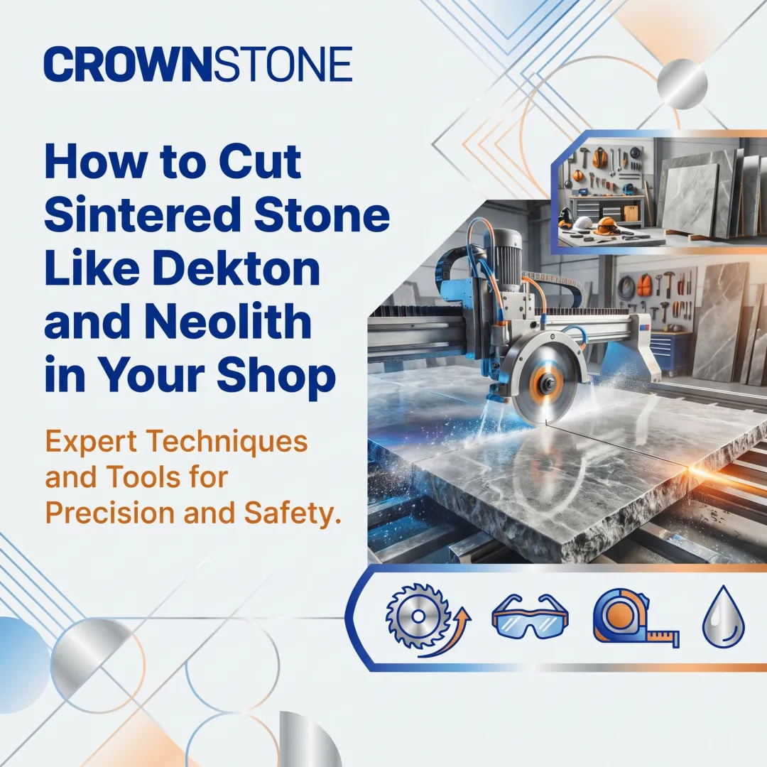 How to Cut Sintered Stone Like Dekton and Neolith in Your Shop