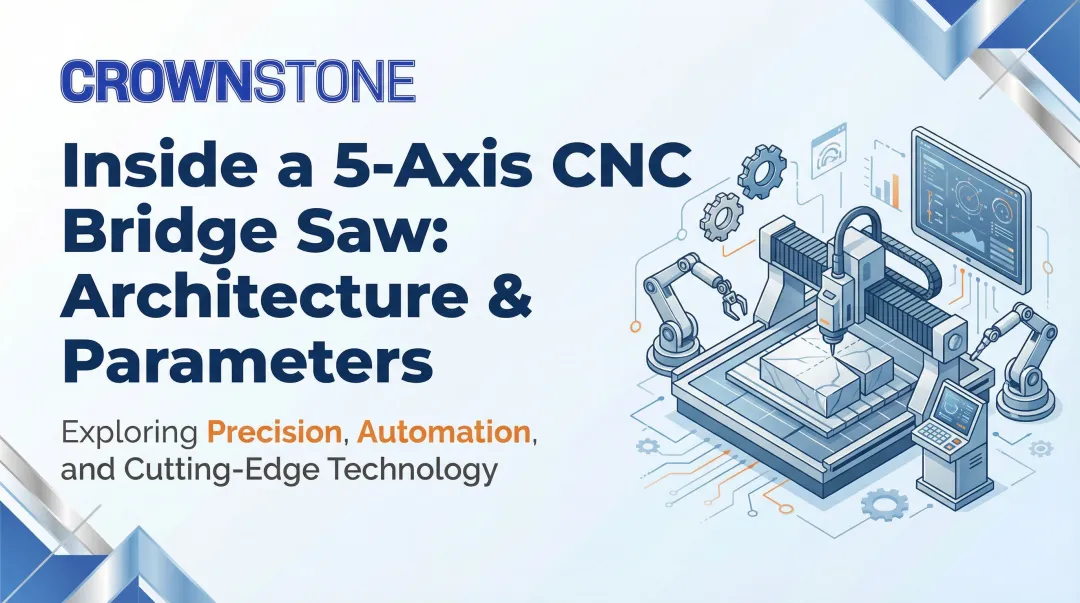 Inside a 5-Axis CNC Bridge Saw: Architecture & Parameters