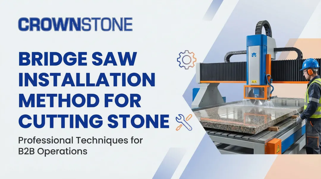 Bridge Saw Installation Method for Cutting Stone