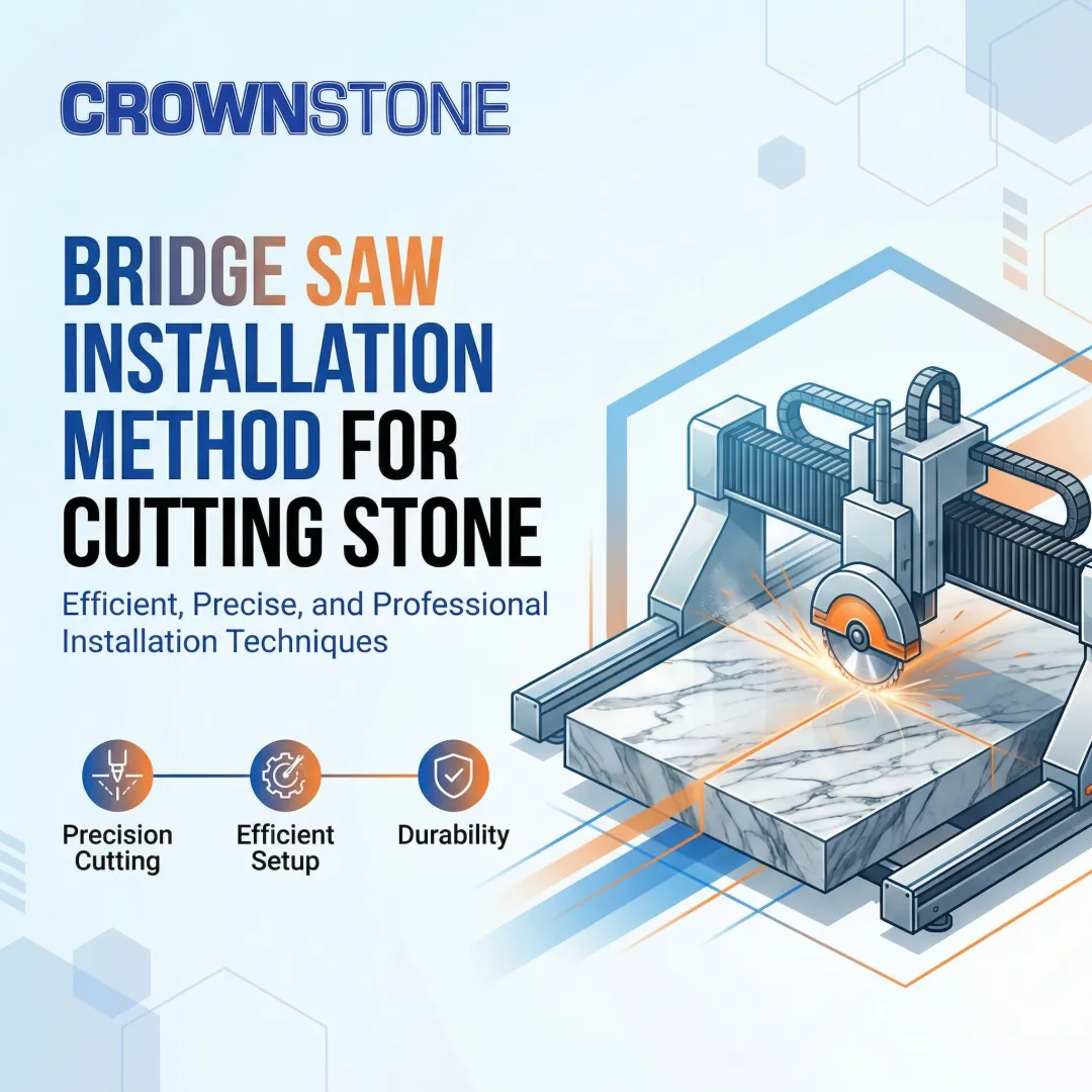 Bridge Saw Installation Method for Cutting Stone