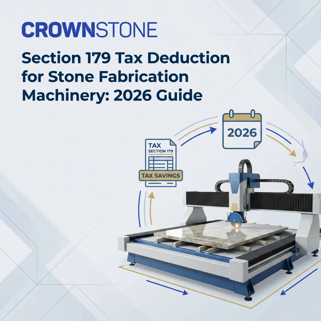 Section 179 Tax Deduction for Stone Fabrication Machinery: 2026 Guide