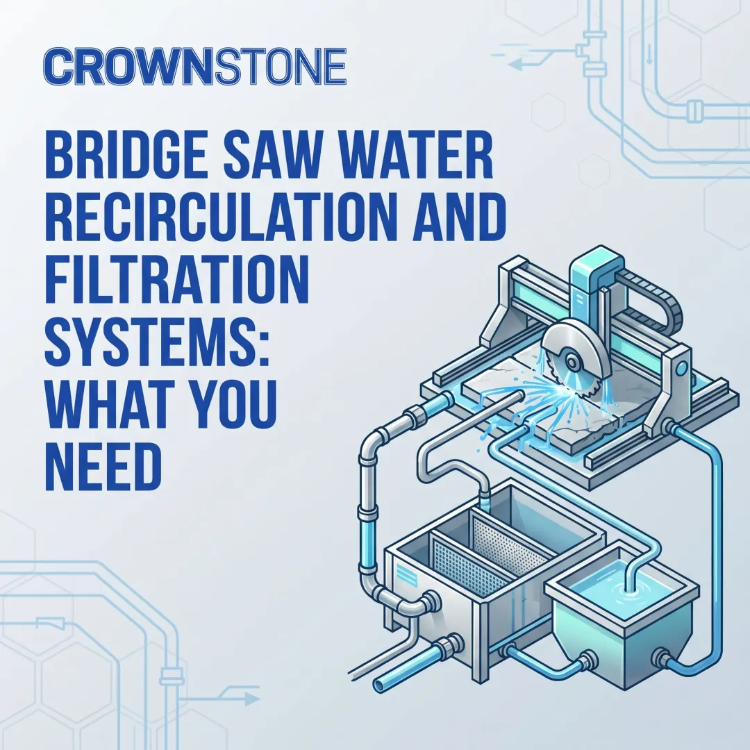 Bridge Saw Water Recirculation and Filtration Systems: What You Need