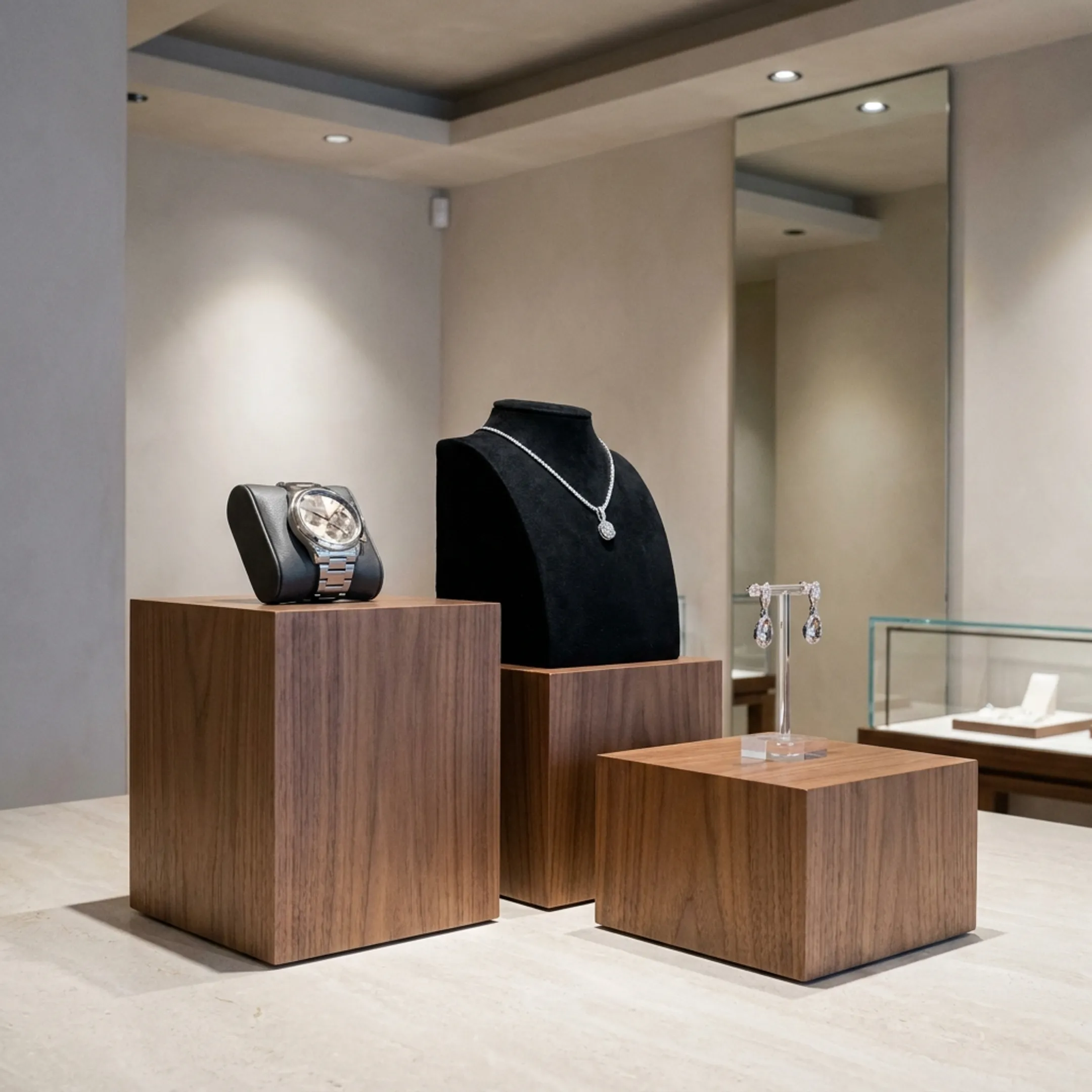 Luxury Retail Pedestal Displays