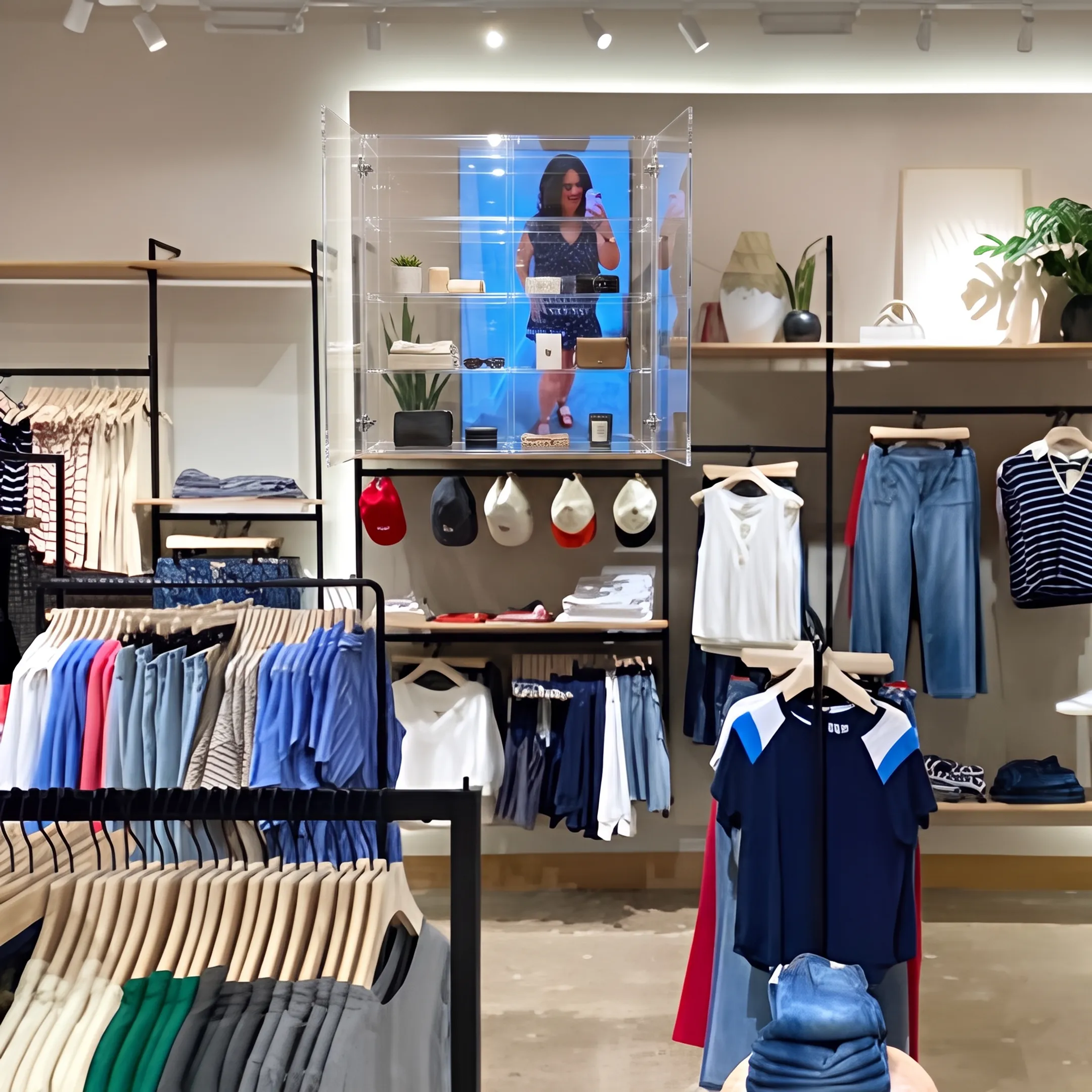 Wall Mounted Acrylic Display Cases with Doors