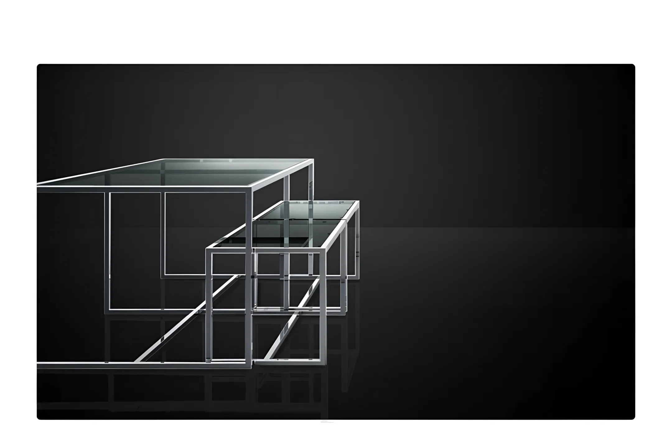 Glass Cube Display Units