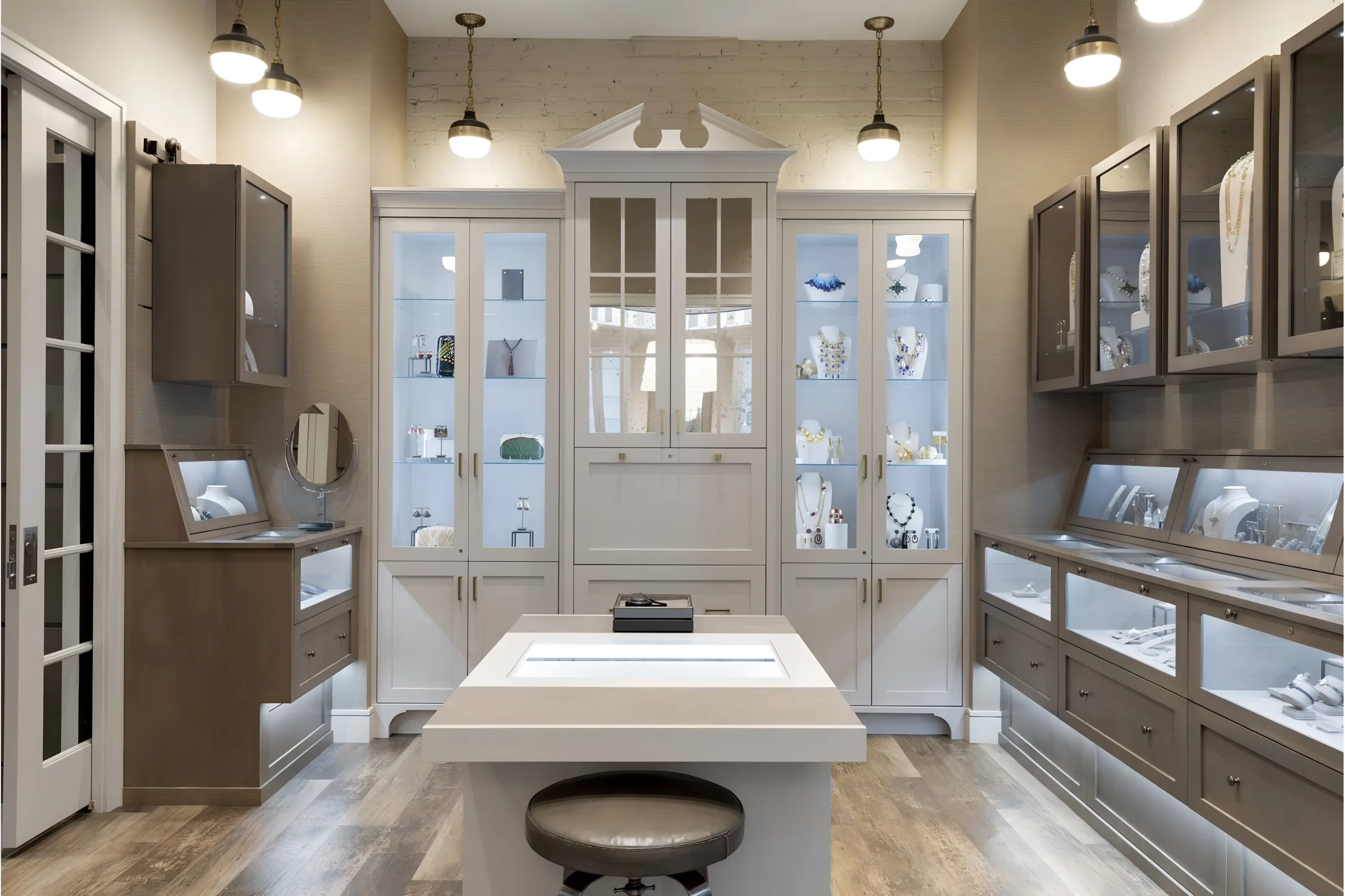 Floor-Standing Glass Display Cases