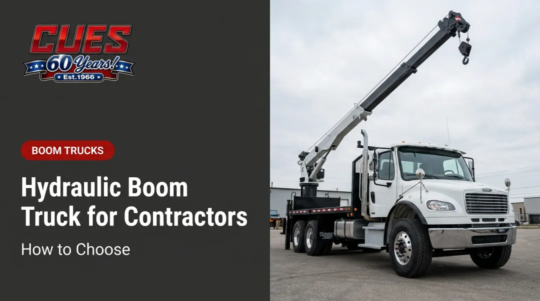 Hydraulic Boom Truck for Contractors: How to Choose