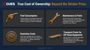 Construction truck total cost of ownership factors beyond purchase price breakdown