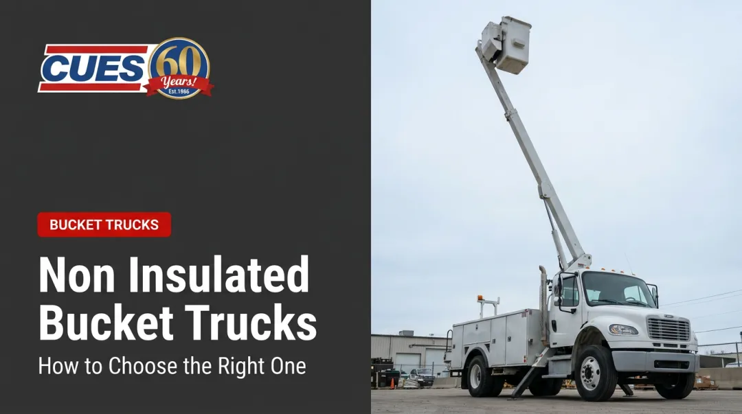 Non Insulated Bucket Trucks: How to Choose the Right One
